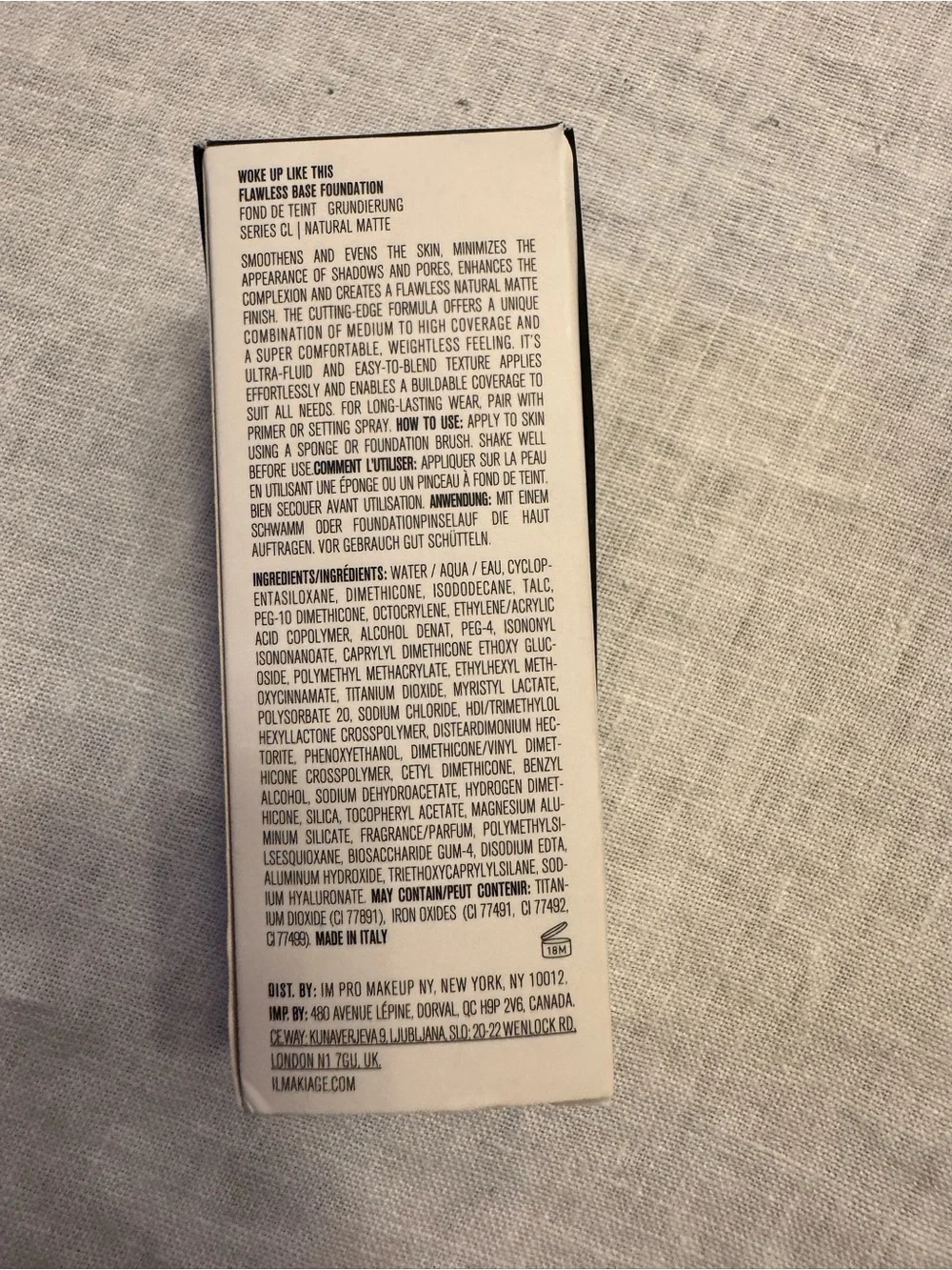 IL MAKIAGE Woke Up Like This Flawless Base Foundation - CL150. NIB SEALED